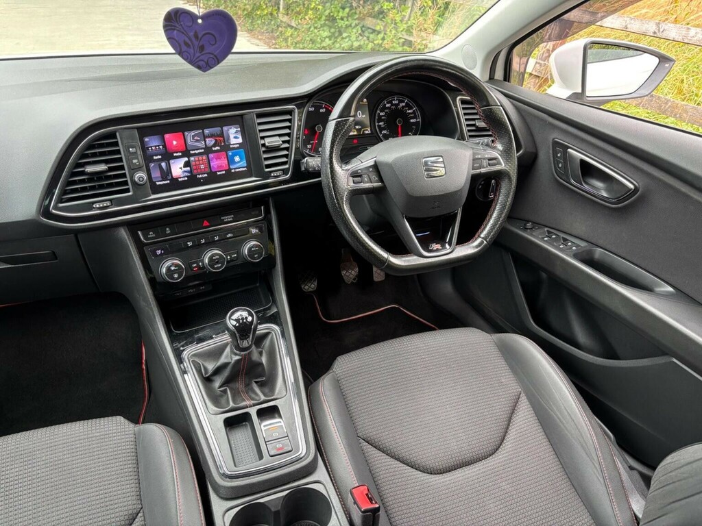 Seat Leon 1.4 Tsi Fr Technology Euro 6 Ss White #2