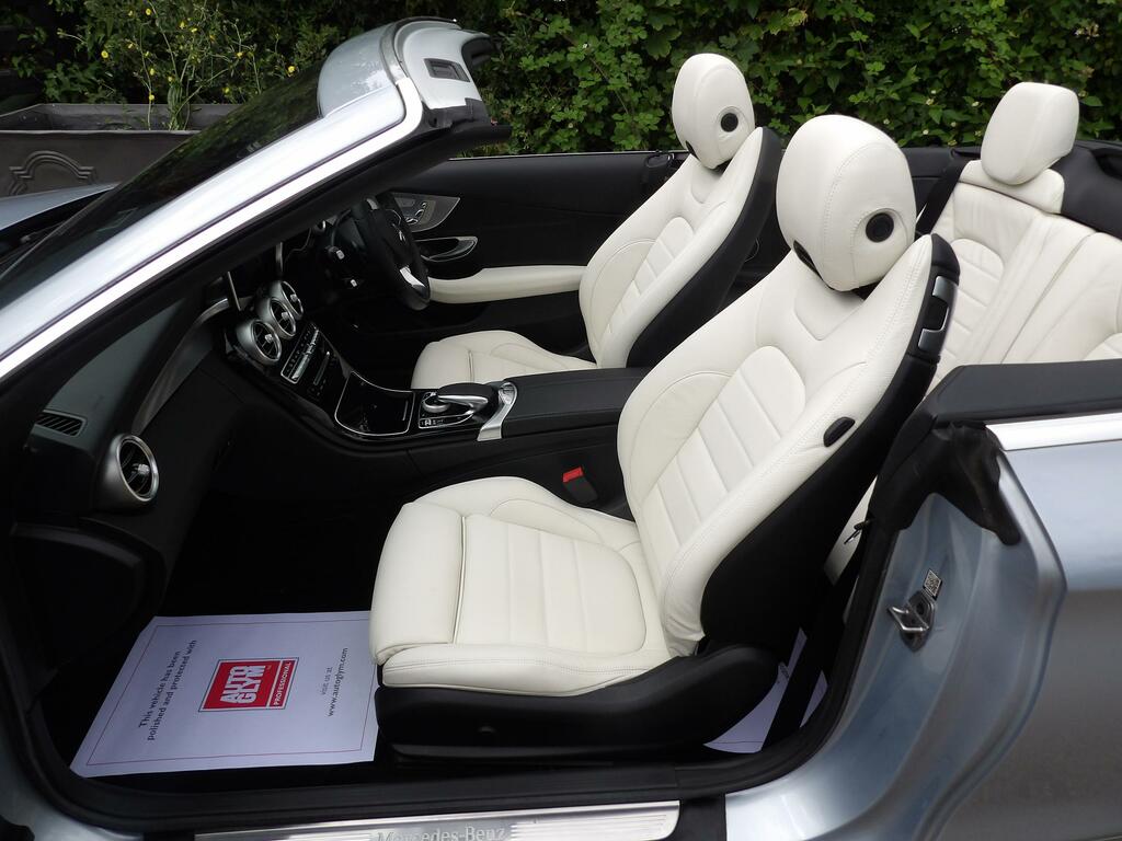 Mercedes-Benz C Class 2.0 C200 Sport Cabriolet G-tronic Euro LX18NJU Silver #3