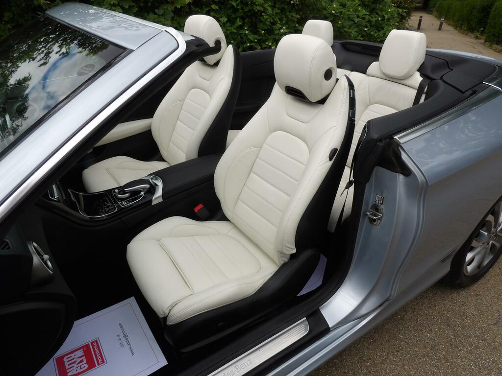 Mercedes-Benz C Class 2.0 C200 Sport Cabriolet G-tronic Euro LX18NJU Silver #2