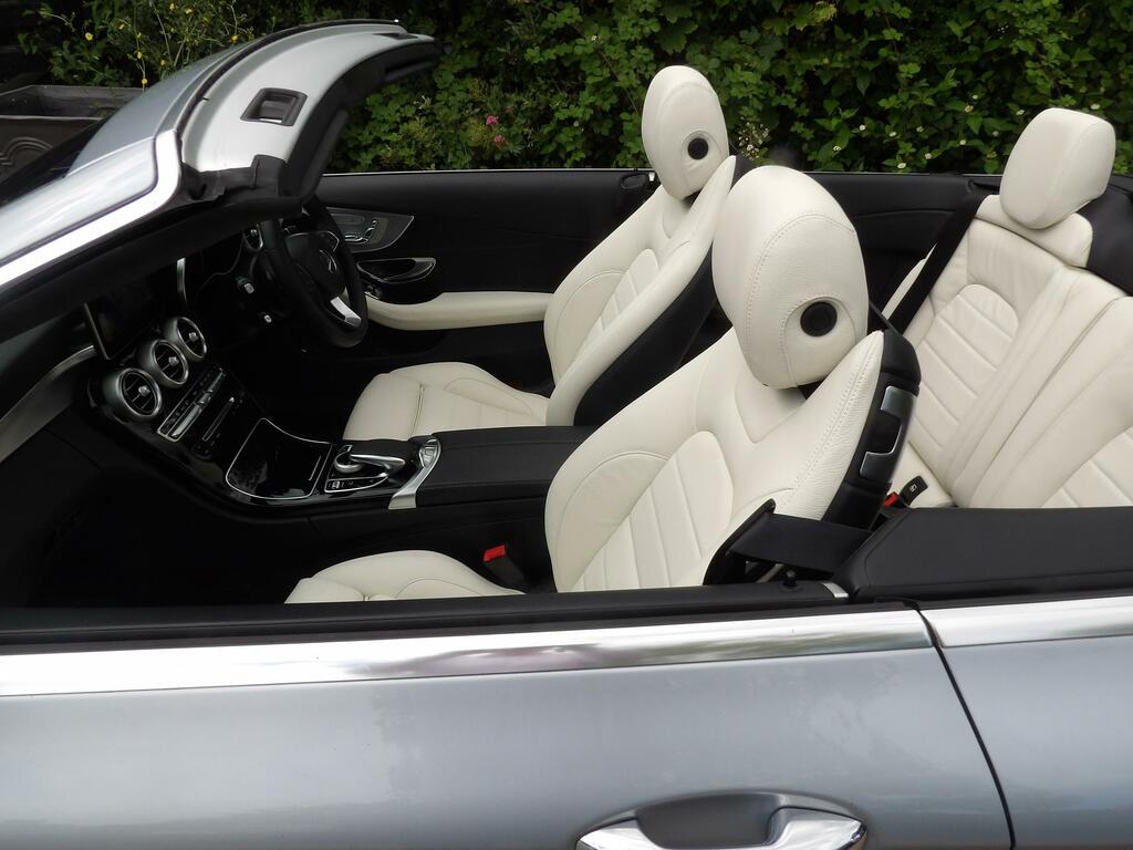 Mercedes-Benz C Class 2.0 C200 Sport Cabriolet G-tronic Euro LX18NJU Silver #4