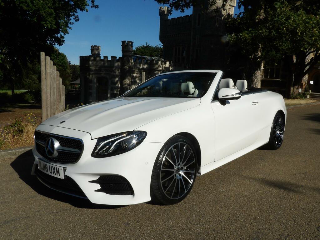 Mercedes-Benz E Class 2.0 E220d Amg Line Premium Cabriolet White