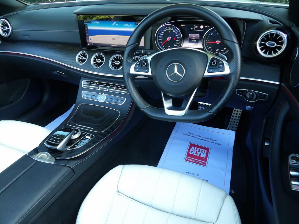 Mercedes-Benz E Class 2.0 E220d Amg Line Premium Cabriolet White #6