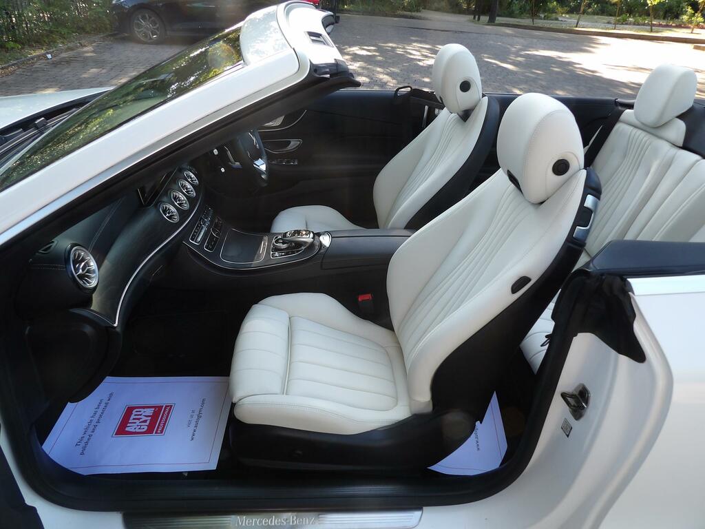 Mercedes-Benz E Class 2.0 E220d Amg Line Premium Cabriolet White #3