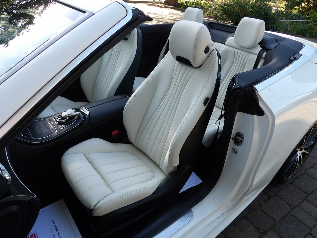 Mercedes-Benz E Class 2.0 E220d Amg Line Premium Cabriolet White #2