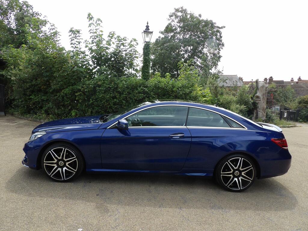 Mercedes-Benz E Class 3.0 E350d V6 Amg Line Edition Premium Coupe Blue #5