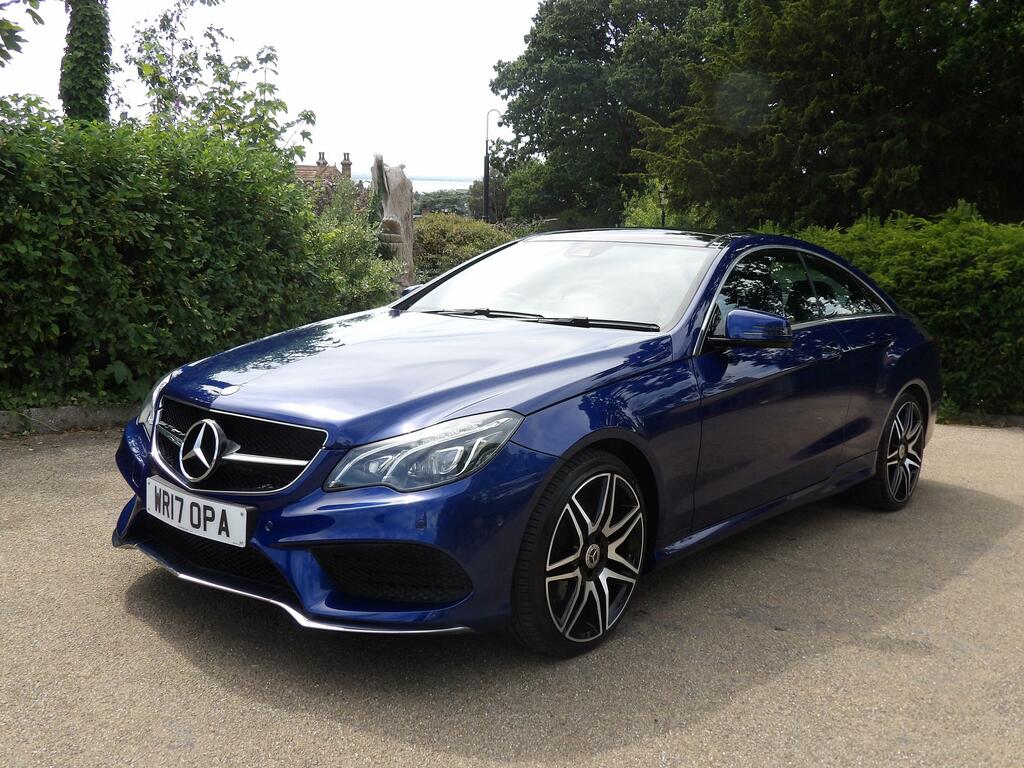 Mercedes-Benz E Class 3.0 E350d V6 Amg Line Edition Premium Coupe Blue