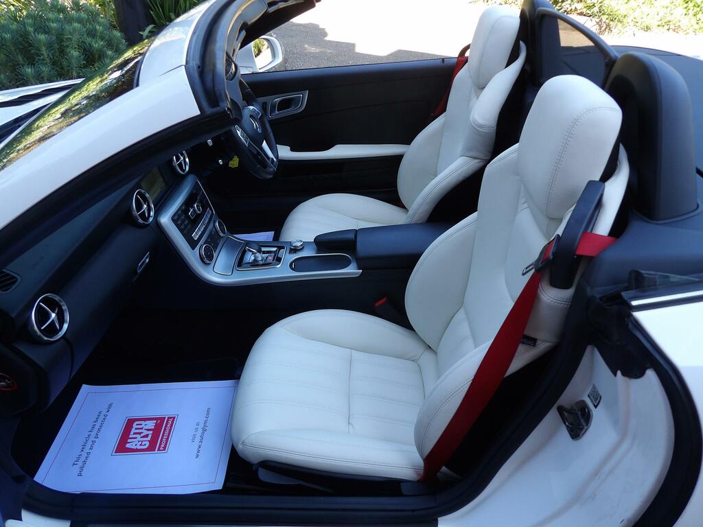 Mercedes-Benz SLK 2.0 Slk200 Amg Sport Convertible G-tron White #3