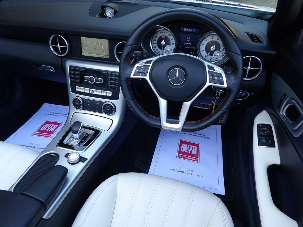Mercedes-Benz SLK 2.0 Slk200 Amg Sport Convertible G-tron White #6