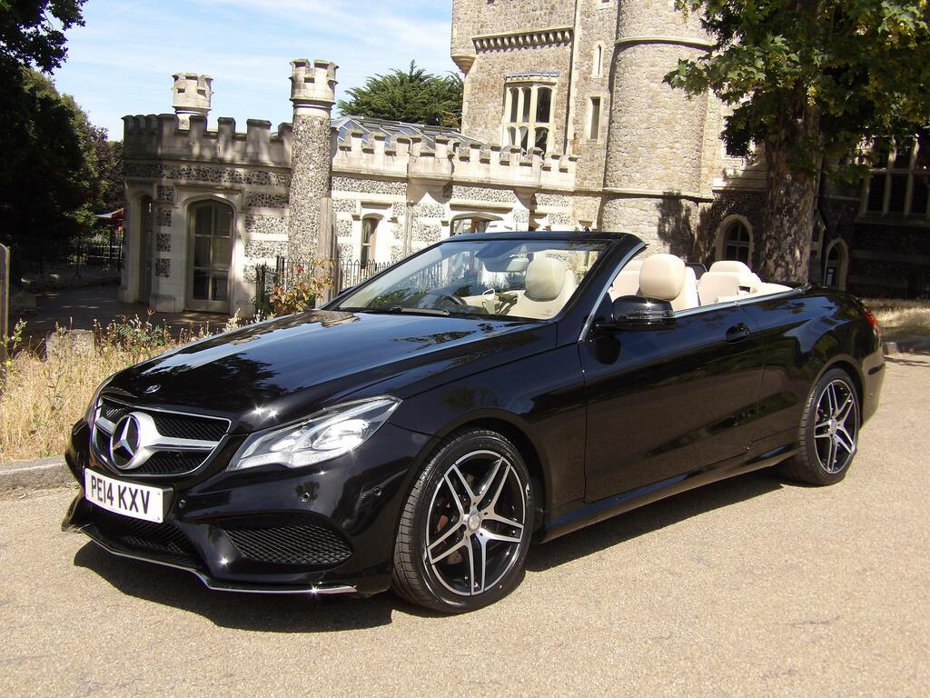 Mercedes-Benz E Class 2.1 E220 Cdi Amg Sport Cabriolet G-tron Black