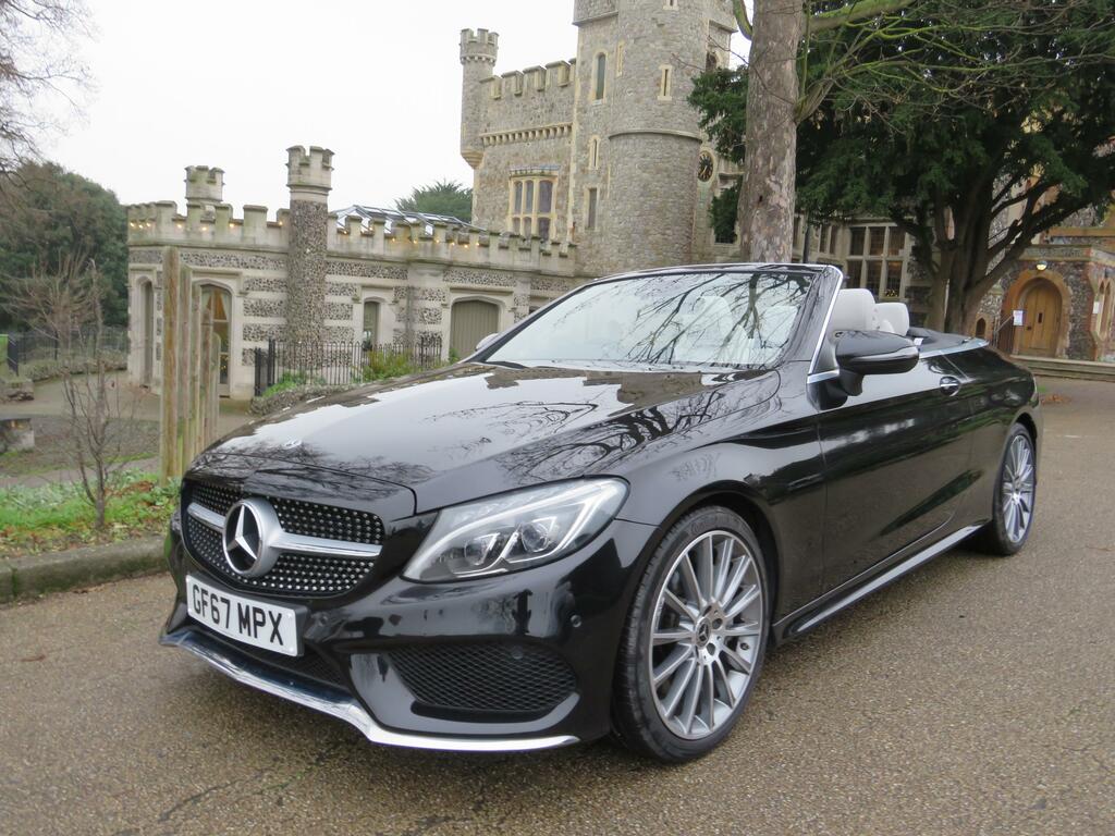 Mercedes-Benz C Class 2.1 C250d Amg Line Premium Plus Cabriolet Di Black