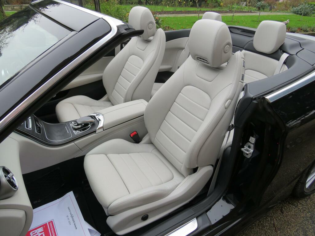 Mercedes-Benz C Class 2.1 C250d Amg Line Premium Plus Cabriolet Di Black #2