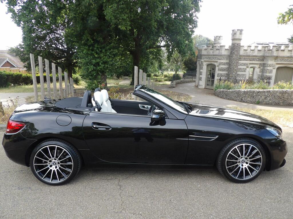 Mercedes-Benz SLC 1.6 Slc180 Amg Line Convertible Blue #31