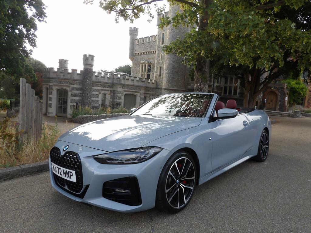 BMW 4 Series 2.0 420D Mht M Sport Convertible Hybrid Grey