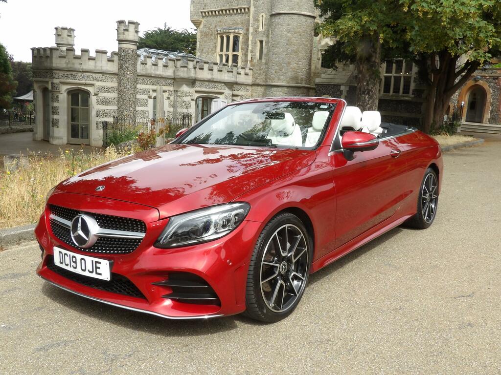 Mercedes-Benz C Class 1.5 C200 Mhev Amg Line Premium Plus Cabriolet Red