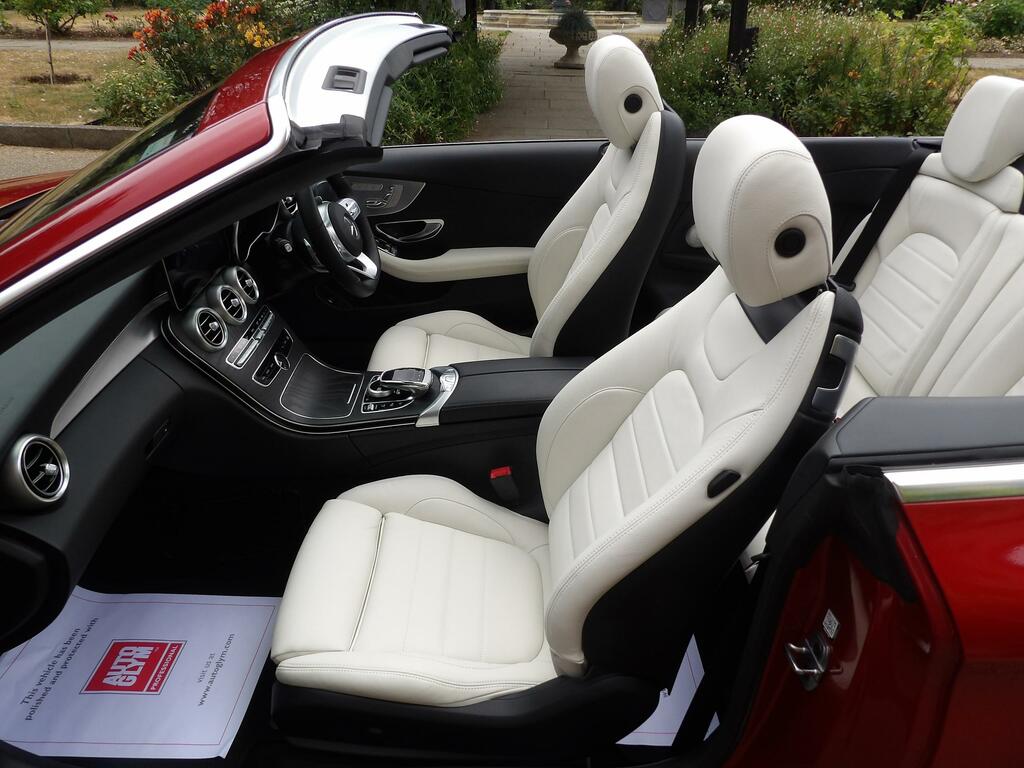Mercedes-Benz C Class 1.5 C200 Mhev Amg Line Premium Plus Cabriolet Red #3