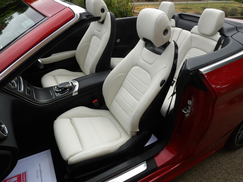 Mercedes-Benz C Class 1.5 C200 Mhev Amg Line Premium Plus Cabriolet Red #2