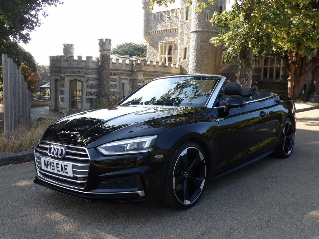 Audi A5 2.0 Tfsi 40 S Line Edition Convertible Black #5