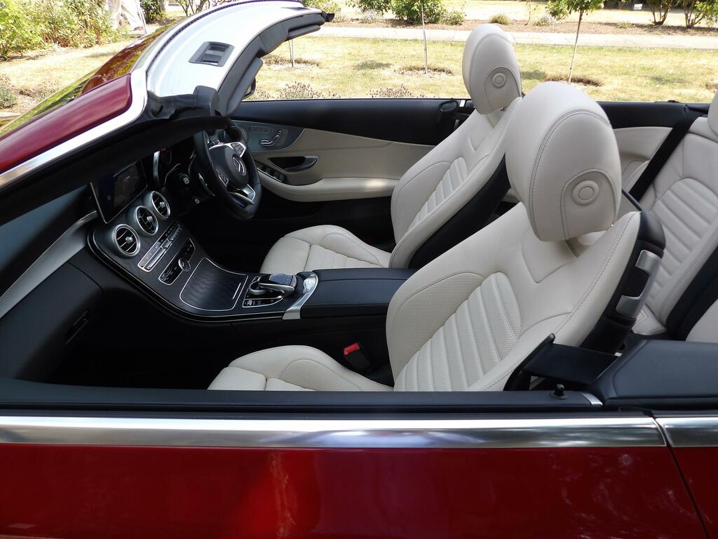 Mercedes-Benz C Class 2.1 C220d Amg Line Premium Plus Cabriolet Di Red #4