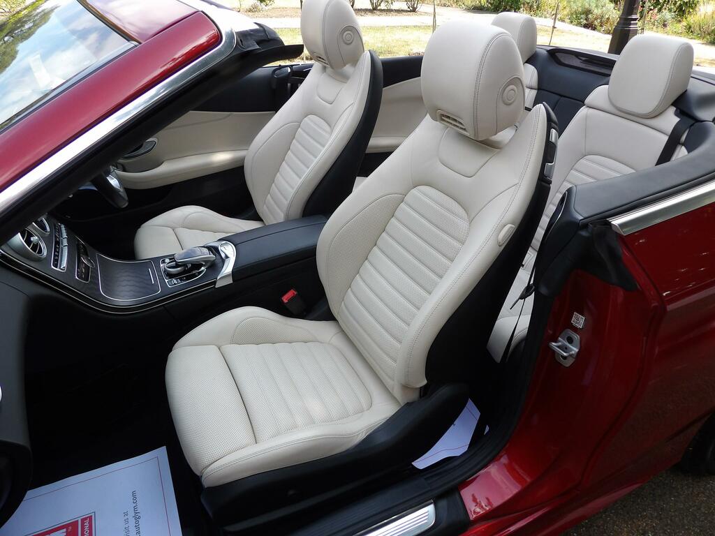 Mercedes-Benz C Class 2.1 C220d Amg Line Premium Plus Cabriolet Di Red #3