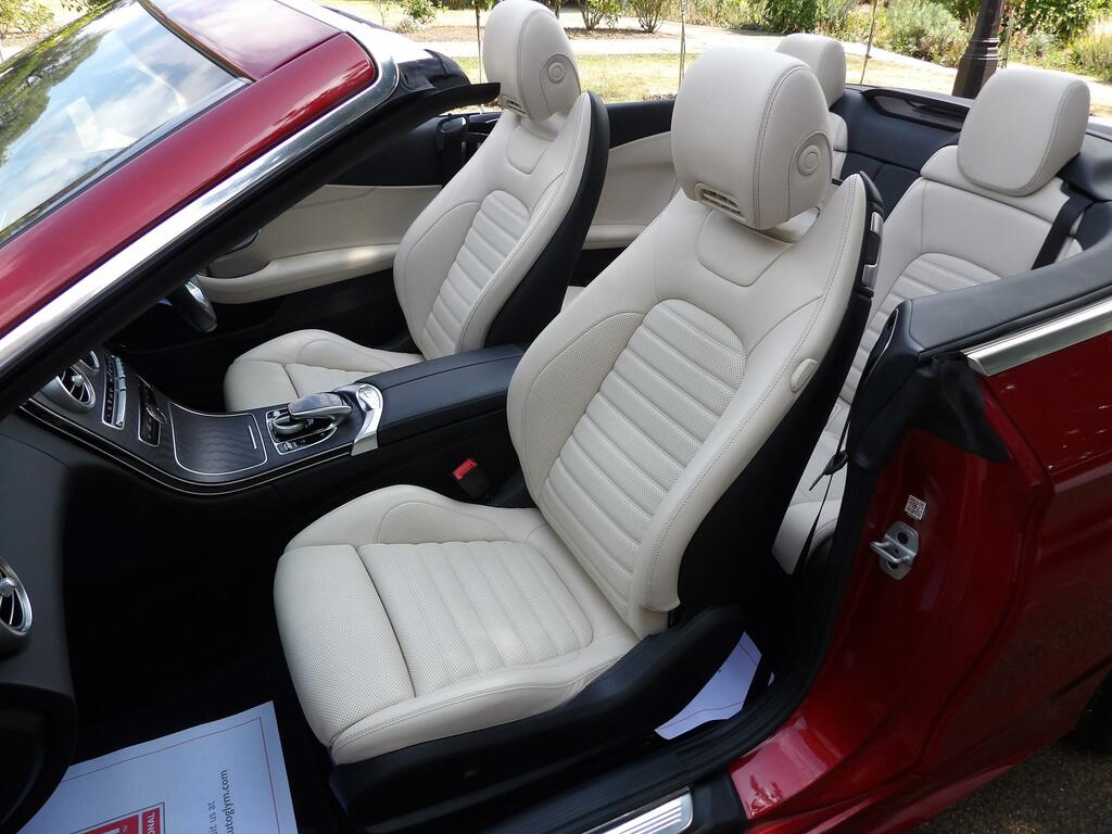 Mercedes-Benz C Class 2.1 C220d Amg Line Premium Plus Cabriolet Di Red #2