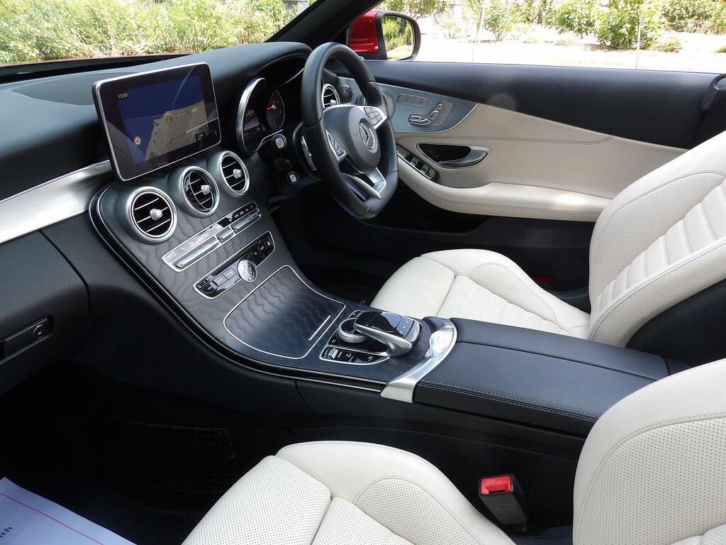 Mercedes-Benz C Class 2.1 C220d Amg Line Premium Plus Cabriolet Di Red #5