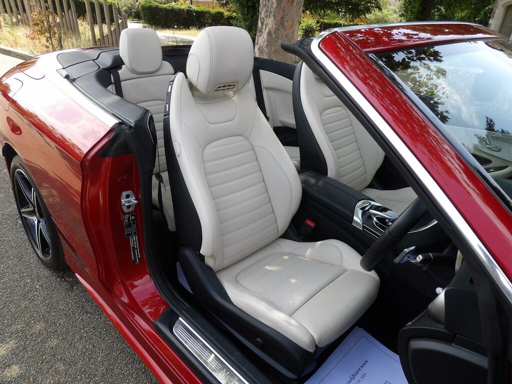 Mercedes-Benz C Class 2.1 C220d Amg Line Premium Plus Cabriolet Di Red #6