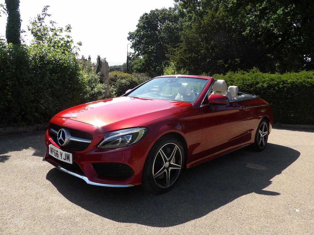 Mercedes-Benz C Class 2.1 C250d Amg Line Premium Plus Cabriolet Di Red
