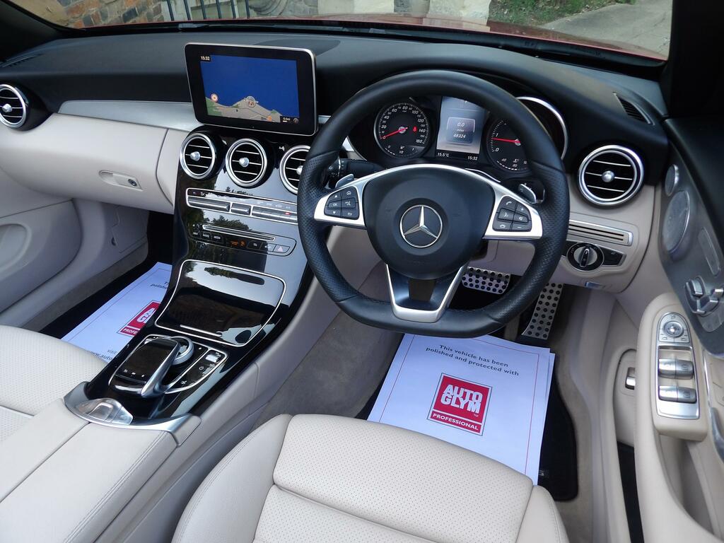 Mercedes-Benz C Class 2.1 C250d Amg Line Premium Plus Cabriolet Di Red #6