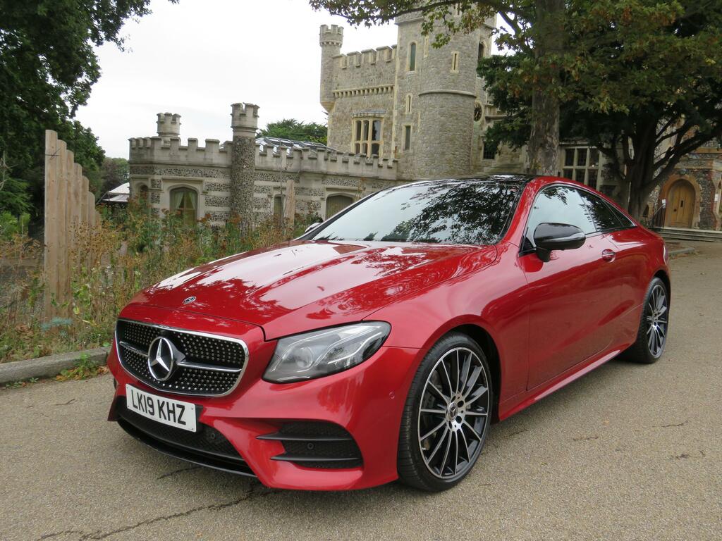 Mercedes-Benz E Class 2.0 E300 Gpf Amg Line Coupe G-tronic E Red