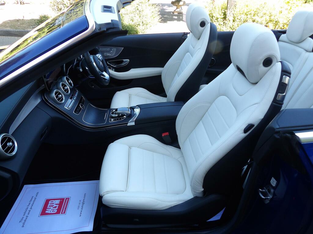 Mercedes-Benz C Class 1.5 C200 Mhev Amg Line Edition Premium Cabriolet Blue #3