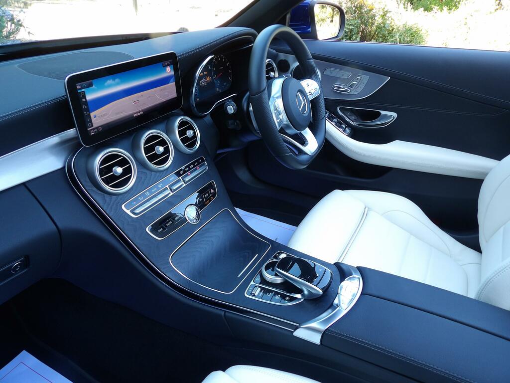 Mercedes-Benz C Class 1.5 C200 Mhev Amg Line Edition Premium Cabriolet Blue #6
