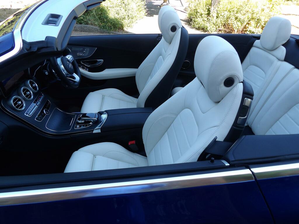 Mercedes-Benz C Class 1.5 C200 Mhev Amg Line Edition Premium Cabriolet Blue #4