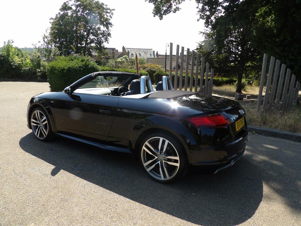 Audi TT 1.8 Tfsi S Line Roadster Euro 6 Black #4