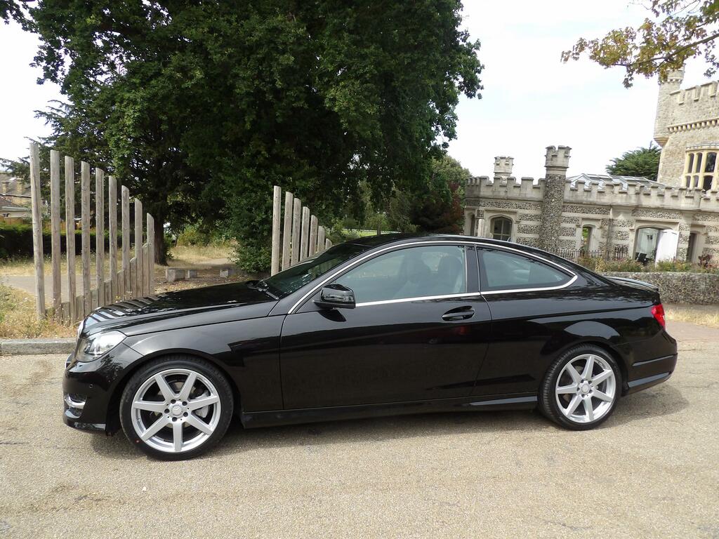Mercedes-Benz C Class 1.6 C180 Amg Sport Edition Coupe G-tron Black #2