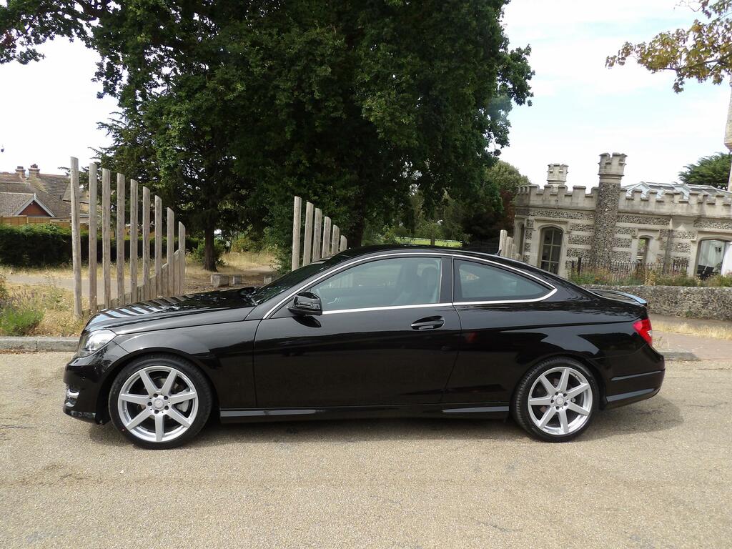 Mercedes-Benz C Class 1.6 C180 Amg Sport Edition Coupe G-tron Black #3