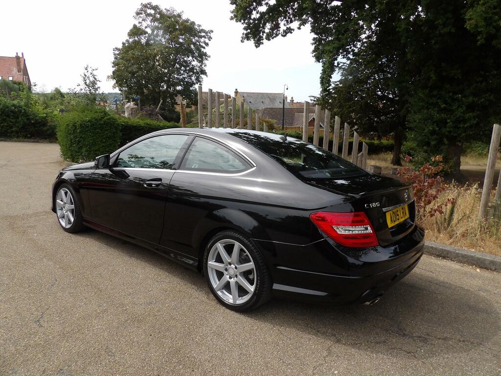Mercedes-Benz C Class 1.6 C180 Amg Sport Edition Coupe G-tron Black #4