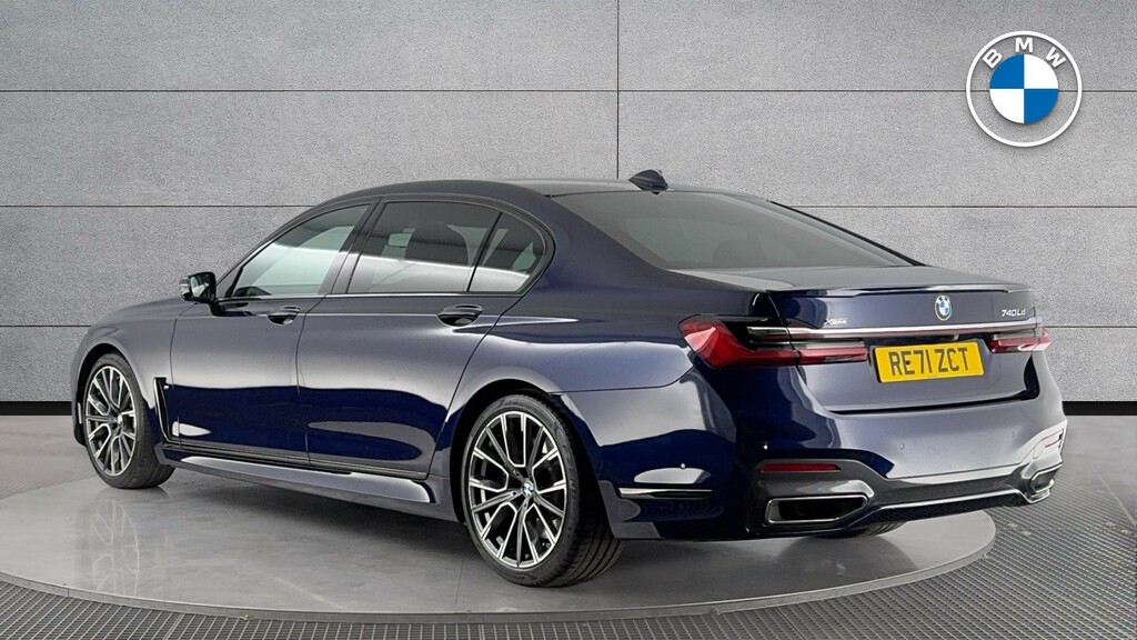 BMW 7 Series 740Ld Xdrive M Sport Saloon Blue #2