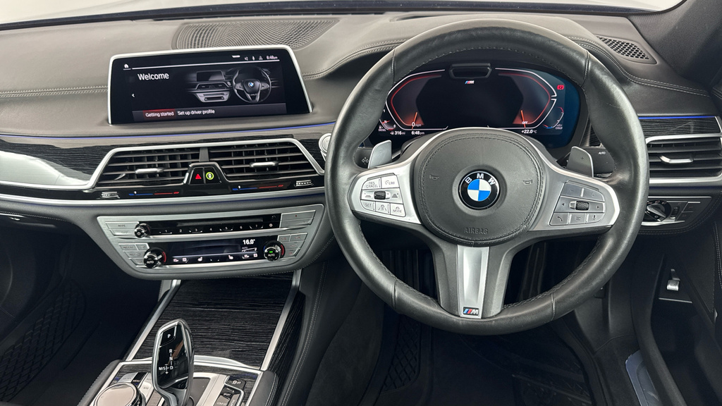 BMW 7 Series 740Ld Xdrive M Sport Saloon Blue #5