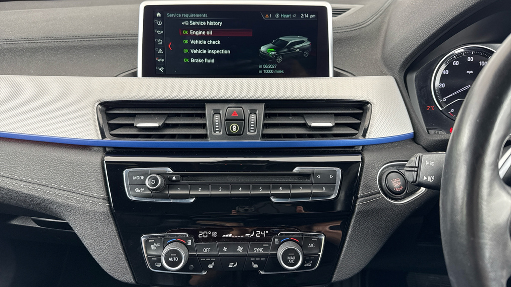 BMW X2 Xdrive20d M Sport Blue #8