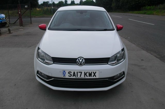 Volkswagen Polo Hatchback White #3