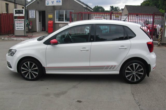 Volkswagen Polo Hatchback White #4