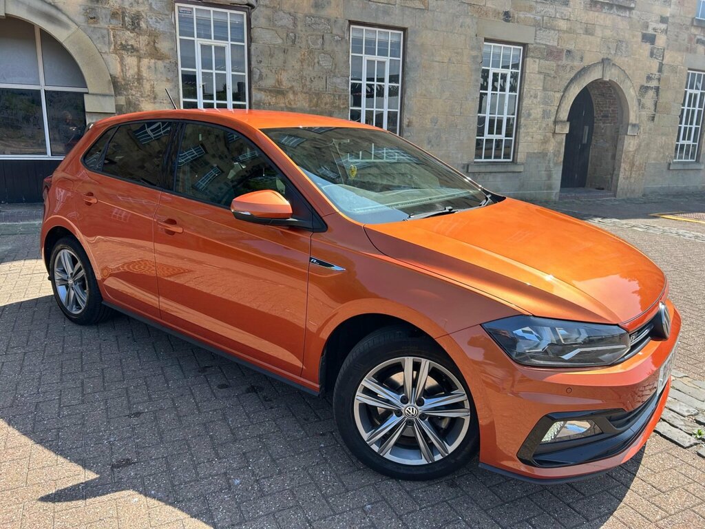 Volkswagen Polo 1.0 Tsi R-line Euro 6 Ss Orange #2