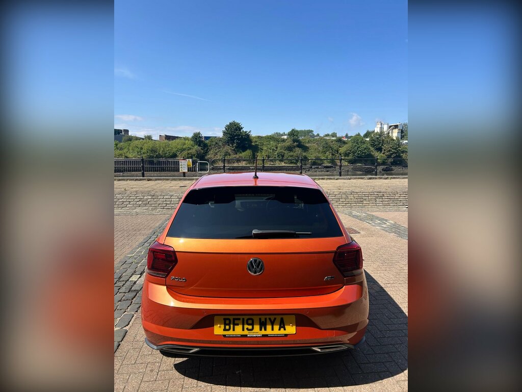 Volkswagen Polo 1.0 Tsi R-line Euro 6 Ss Orange #5
