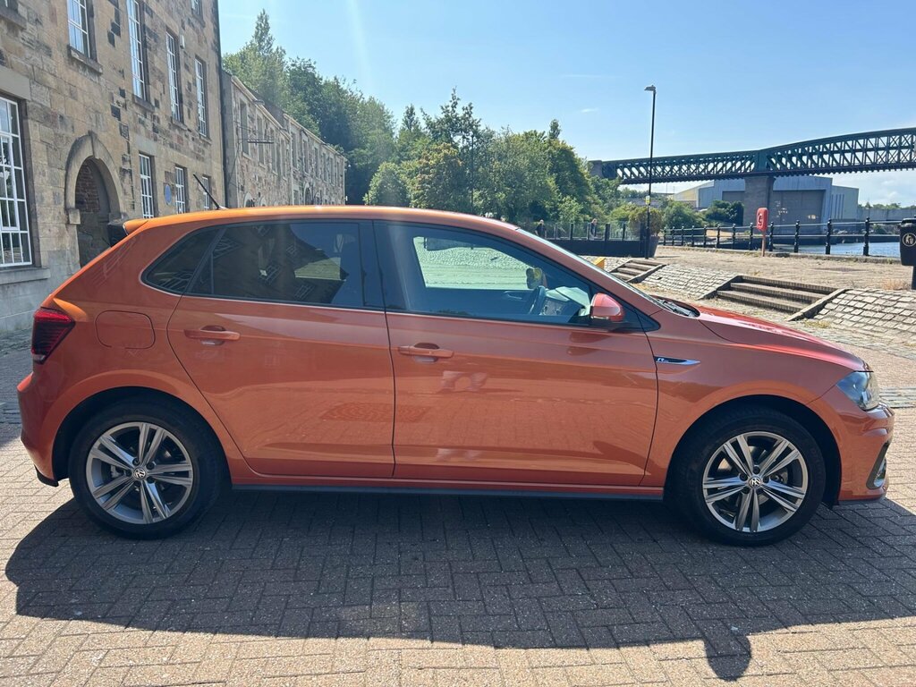 Volkswagen Polo 1.0 Tsi R-line Euro 6 Ss Orange #3