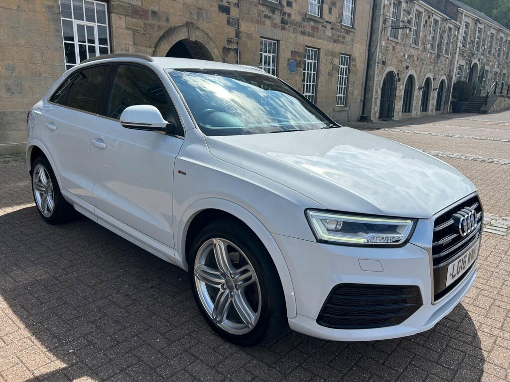 Audi Q3 2.0 Tdi S Line Plus Quattro Euro 6 Ss White #5