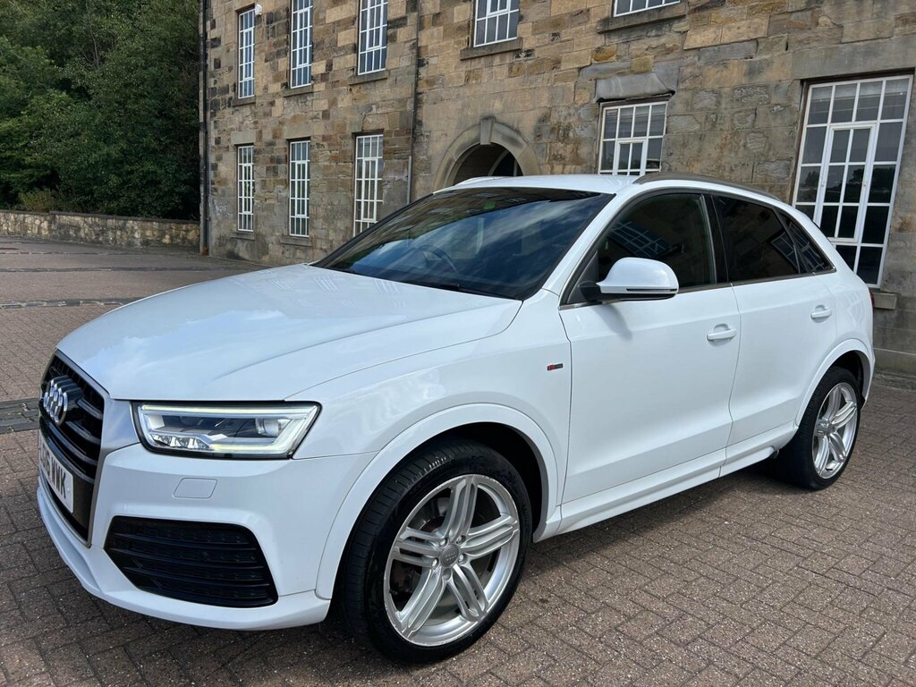 Audi Q3 2.0 Tdi S Line Plus Quattro Euro 6 Ss White #6