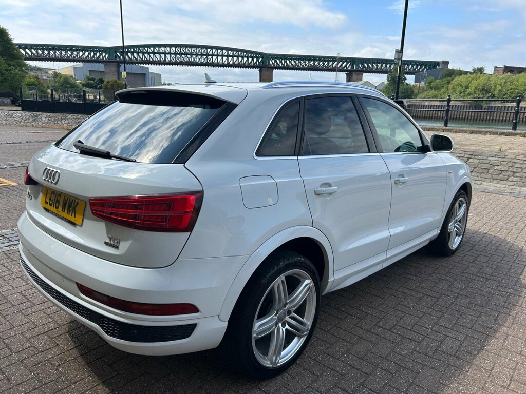 Audi Q3 2.0 Tdi S Line Plus Quattro Euro 6 Ss White #4