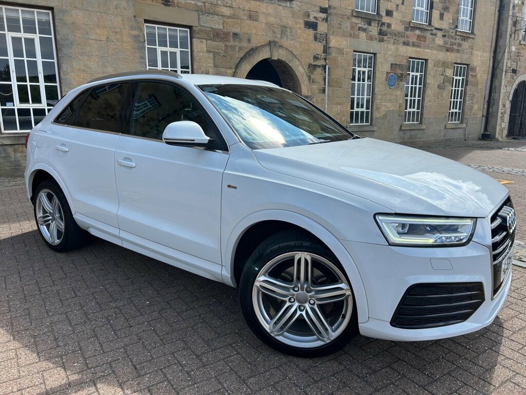 Audi Q3 2.0 Tdi S Line Plus Quattro Euro 6 Ss White #2