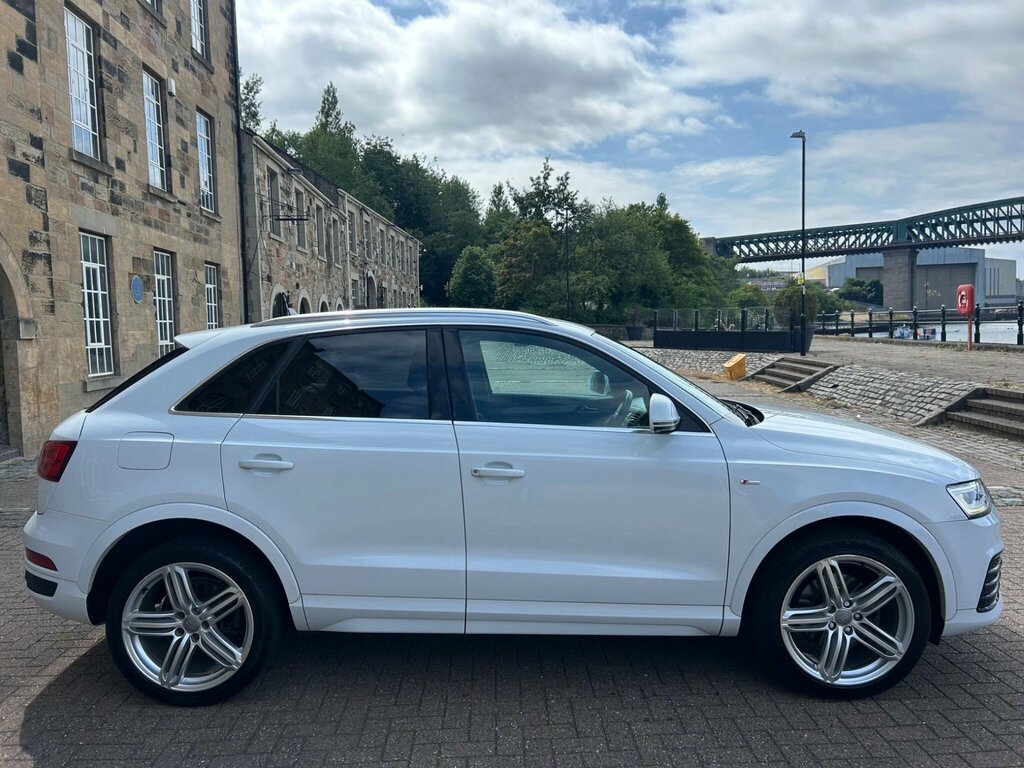 Audi Q3 2.0 Tdi S Line Plus Quattro Euro 6 Ss White #3