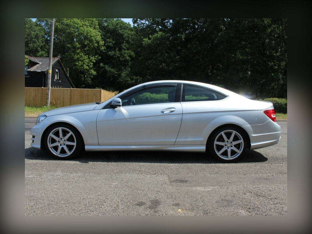 Mercedes-Benz C Class 2.1 C220 Cdi Blueefficiency Amg Sport Coupe Di Silver #6